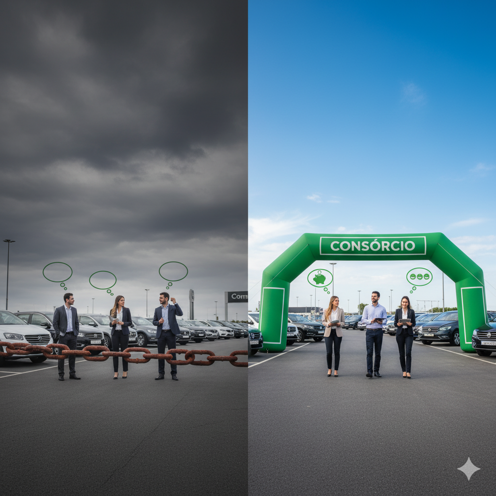 Juros altos travam mercado automotivo e consórcio se consolida como alternativa sem juros